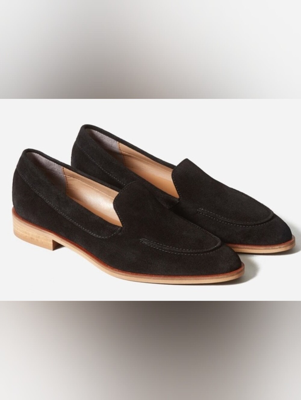 EVERLANE The Modern Loafer in Black Suede
